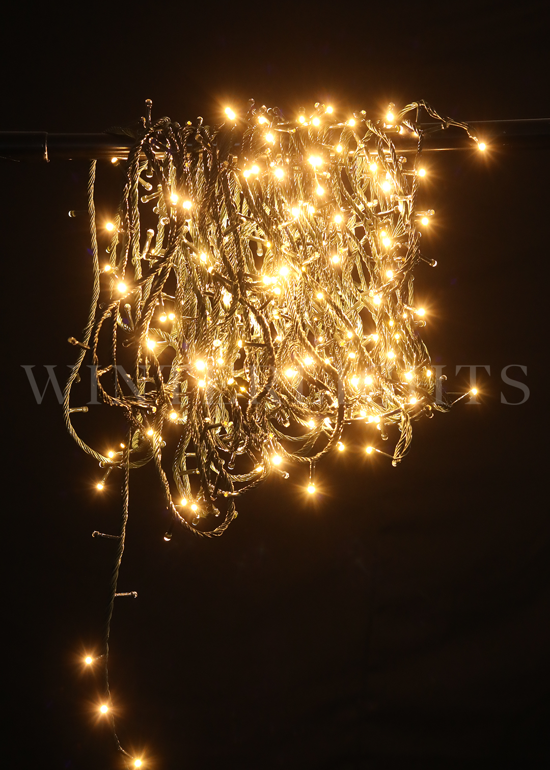 500F Lupa Luz Cálida Cable Verde 25.5m