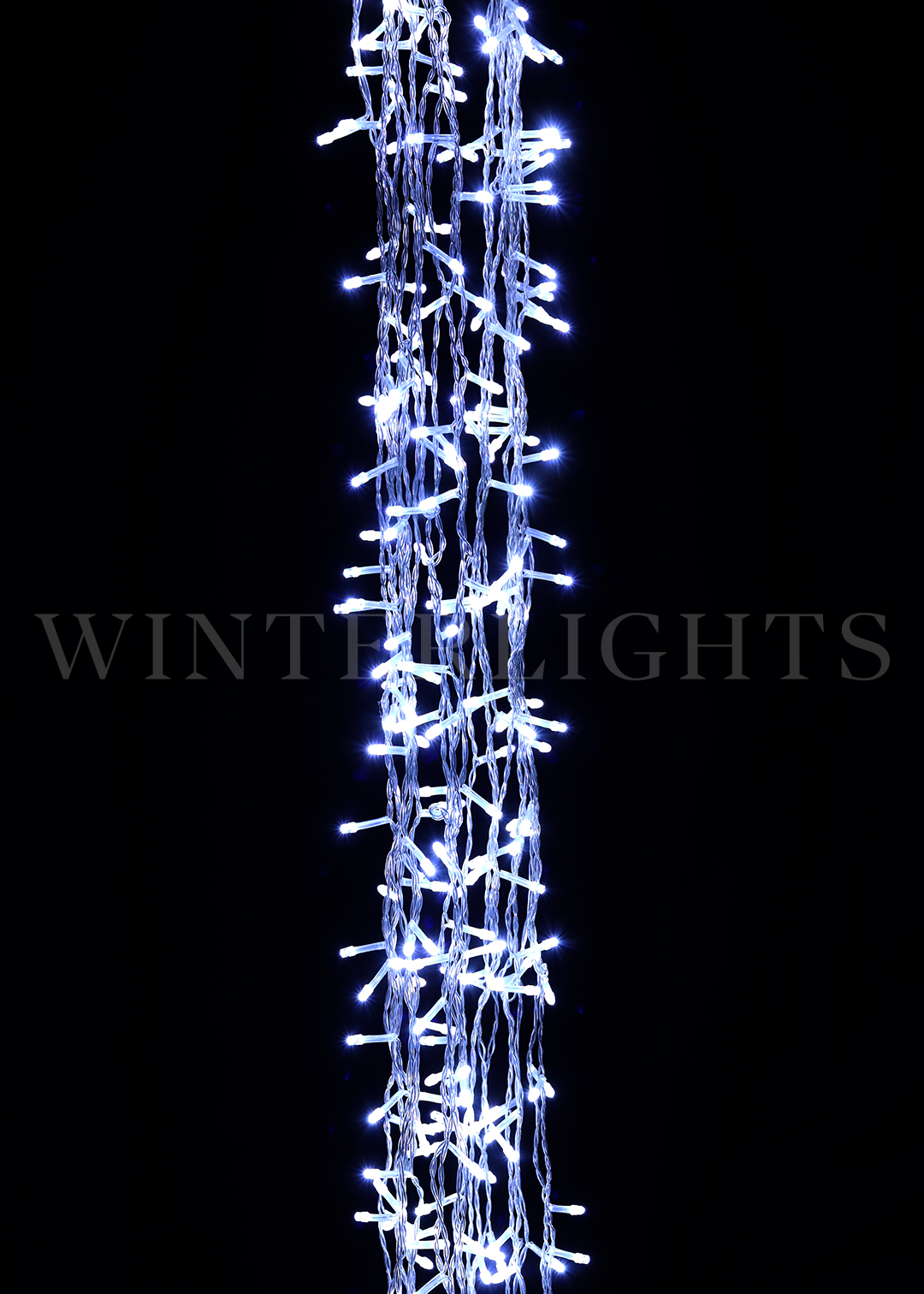 Cortina LED Fija Luz Blanca 400F 3x1.5m